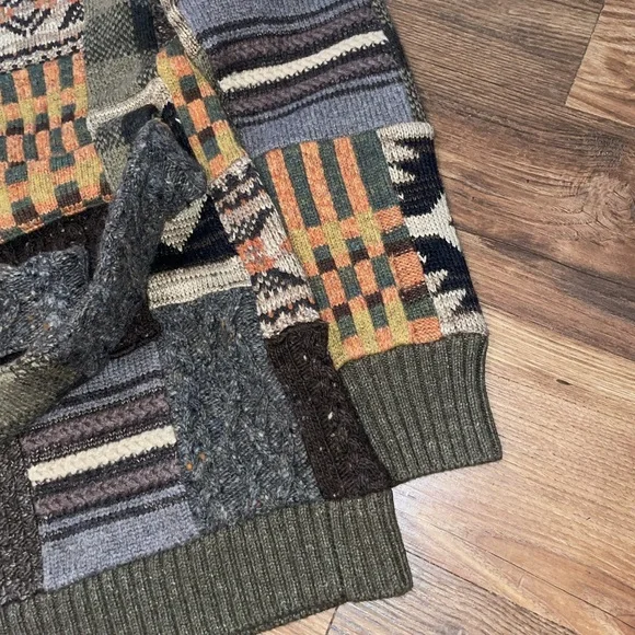 Ralph Lauren Double RL Multicolor Patchwork Cardigan - Picture 13 of 15